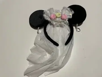 디즈니 신부 머리띠 웨딩 베일