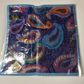 [ 새상품 미사용 ] FEILER 파이러 페이즐리 무늬 타월 손수건