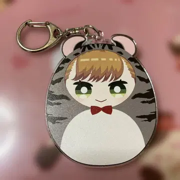 BUSTAFELLOWS 선명한 고양이로 물드는 양면 아크릴 키링 테우타