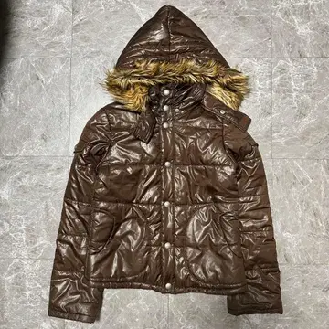 00's archive y2k 브라운 퍼 다운 자켓 M 사이즈