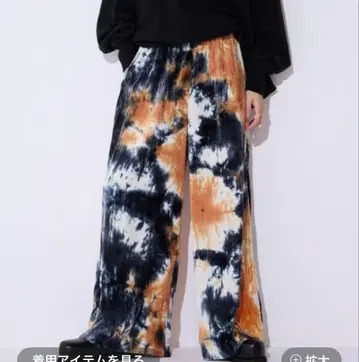 타이다이 벨로아 이지 팬츠 지나시스 미사용 새상품 이번 시즌 신상