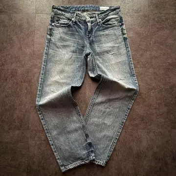 인기 어퍼 하이츠 스트레이트 데님 색빠짐 아메카지 y2k 히게 22