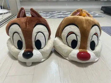 칩과 데일 봉제 인형 모자