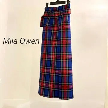Mila Owen 하이웨스트 턱 롱 스커트