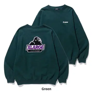 엑스라지 맨투맨 그린