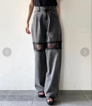 노마에 레이스 스위칭 데님 M