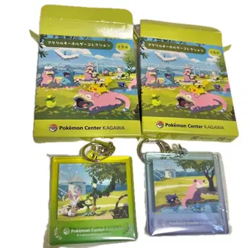 포켓몬 센터 카가와 아크릴 키링 2세트
