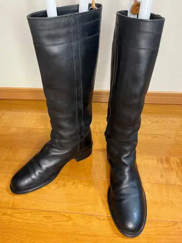 [ 새상품급 ] FABIORUSCONI 파비오 루스코니 블랙 롱 부츠