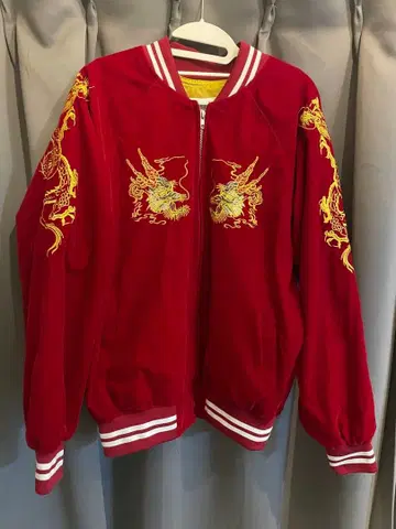 폭주 계획 벨로아 스카잔 수베니어 자켓 자수