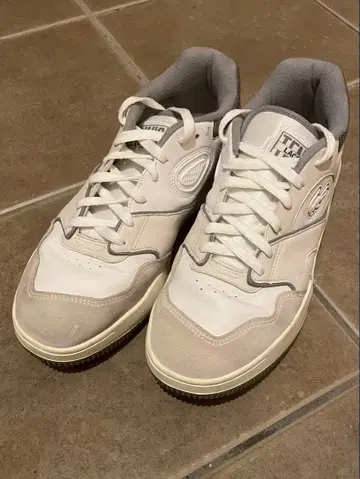 [ LACOSTE ] 스니커즈 화이트/그레이 28cm