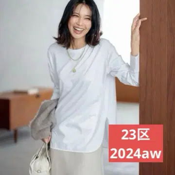 23구 코튼 베어 저지 롱 T셔츠