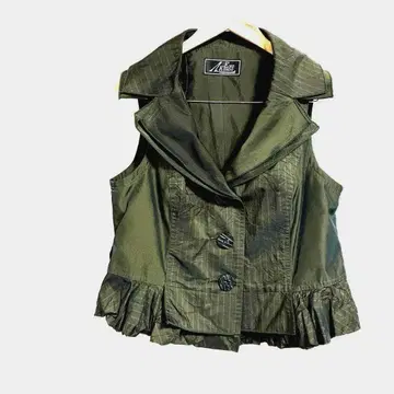 에이코 콘도 주름 가공 오샤레한 베스트 44 사이즈