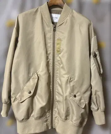 SLOBE IENA 나일론 트윌 MA-1 베이지