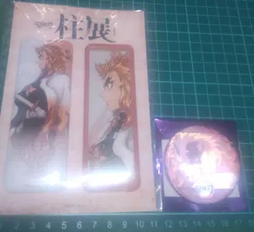 귀멸의 칼날 기둥전 스퀘어 캔뱃지 세트 애니메이션 캔뱃지 렌고쿠 쿄쥬로