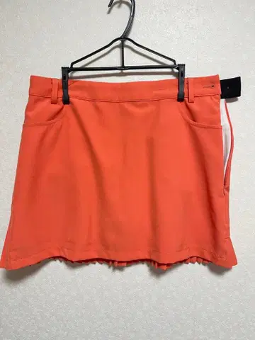 DESCENTE 여성용 골프 스커트 오렌지