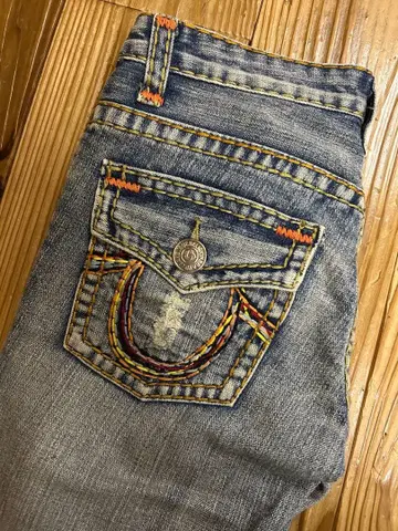 트루릴리젼 부츠컷 데님 플레어 데님