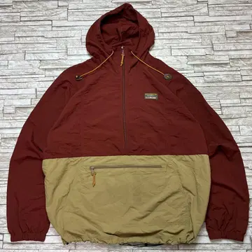 L.L.Bean 아노락 후드티 베이지 브라운 나일론 아웃도어
