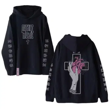 DEZERT BIG 실루엣 풀오버 후드티