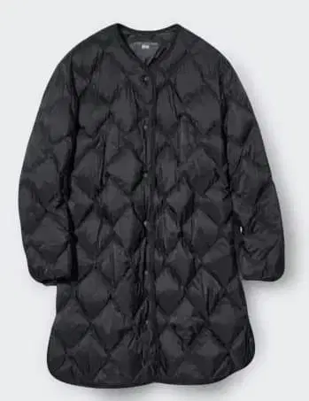 UNIQLO 울트라 라이트 다운 릴랙스 코트 M 블랙