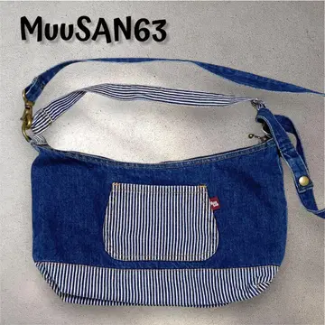 MuuSAN63 히코리 데님 2WAY 숄더 원숄더백