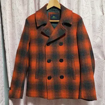 LACOSTE 더블 브레스트 자켓 오렌지 그레이