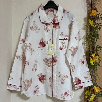 [ 새상품 미사용 ] W 거즈 테디베어 NARUE 파자마