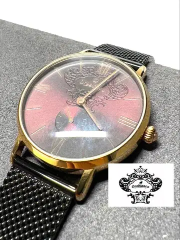 Orobianco 쿼츠 손목시계 골드/블랙