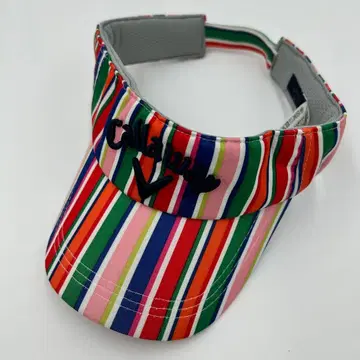 [ 인기 ] 캘러웨이 Callaway 컬러풀 멀티 스트라이프 선바이저