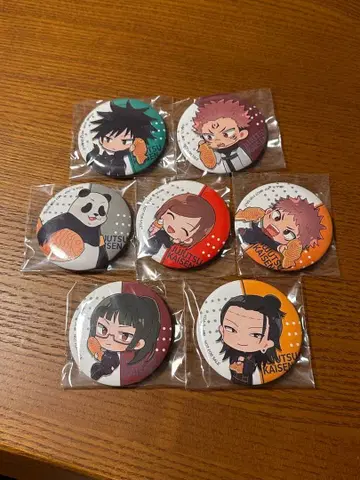 SEGA 주술회전 캔뱃지 8개 세트