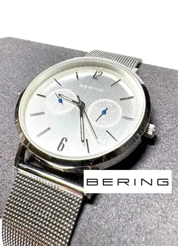 BERING 실버 아날로그 손목시계