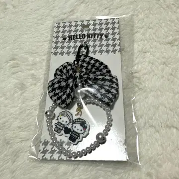 키티 흑백 걸리시 쌍둥이 코디 키참 키링