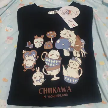 치이카와 원더랜드 트레이닝복 3L 블랙