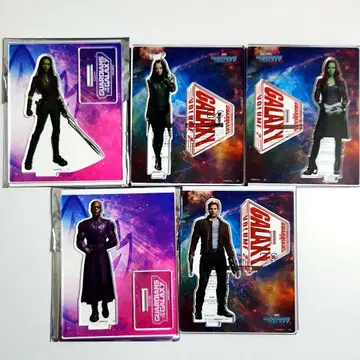 가디언즈 오브 갤럭시 Vol.2 Vol.3 아크릴 스탠드 5개 세트