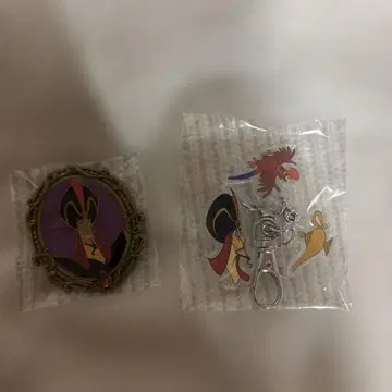 디즈니 트리오 아크릴 키링 자파 핀 배지