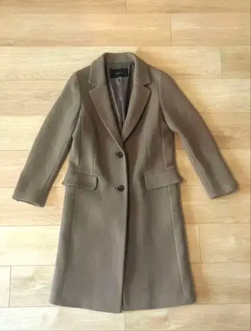 아바하우스 베이지 체스터 코트 S