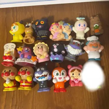 호빵맨 캐릭터 피규어 세트 18개 소프트 비닐