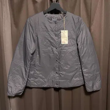 2025AW 무인양품 경량 다운 노카라 자켓 다크 브라운 M