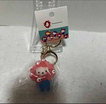 산리오 미야쿠미야쿠 입체 마스코트 클리어 컬러 키링 포차코