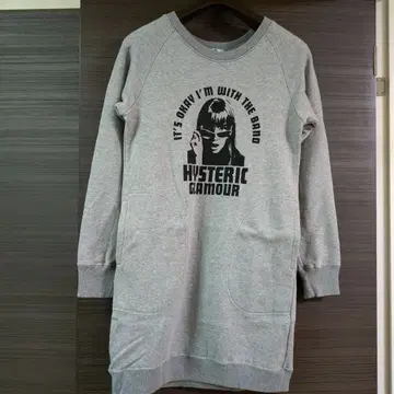 HYSTERICGLAMOUR 여성용 트레이너 튜닉 원피스