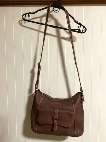 천연 가죽 숄더백 미사용 새상품 남녀 공용