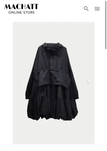 [택 포함 새상품] 마차트 하프 지퍼 벌룬 드레스