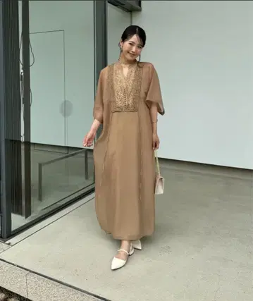 LE'RURE Nomadical organdy dress 반팔 원피스