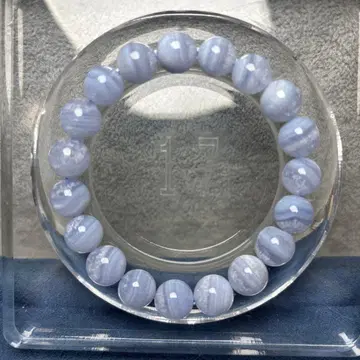 고품질 블루 레이스 마노 팔찌 11-8