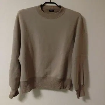 LOEFF 베이지 트레이닝복/맨투맨