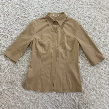 [여성용] 아틀리에 서브 셔츠 자켓 L 사이즈 베이지 7부 소매