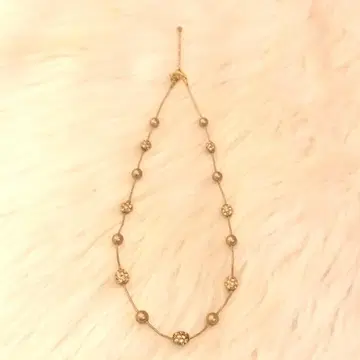 80년대 90년대 모네 스테이션 목걸이 골드 금 모네