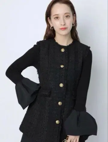 Arpege story 트위드 페플럼 베스트