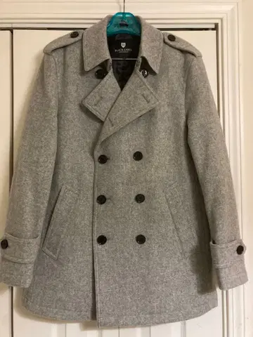 새상품급 BLACK LABEL CRESTBRIDGE 그레이 피코트 M