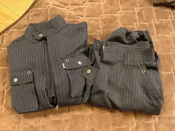 도라이치 작업옷 상하의 세트 그레이