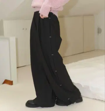 haek stripe wide pants/스트라이프 와이드 팬츠